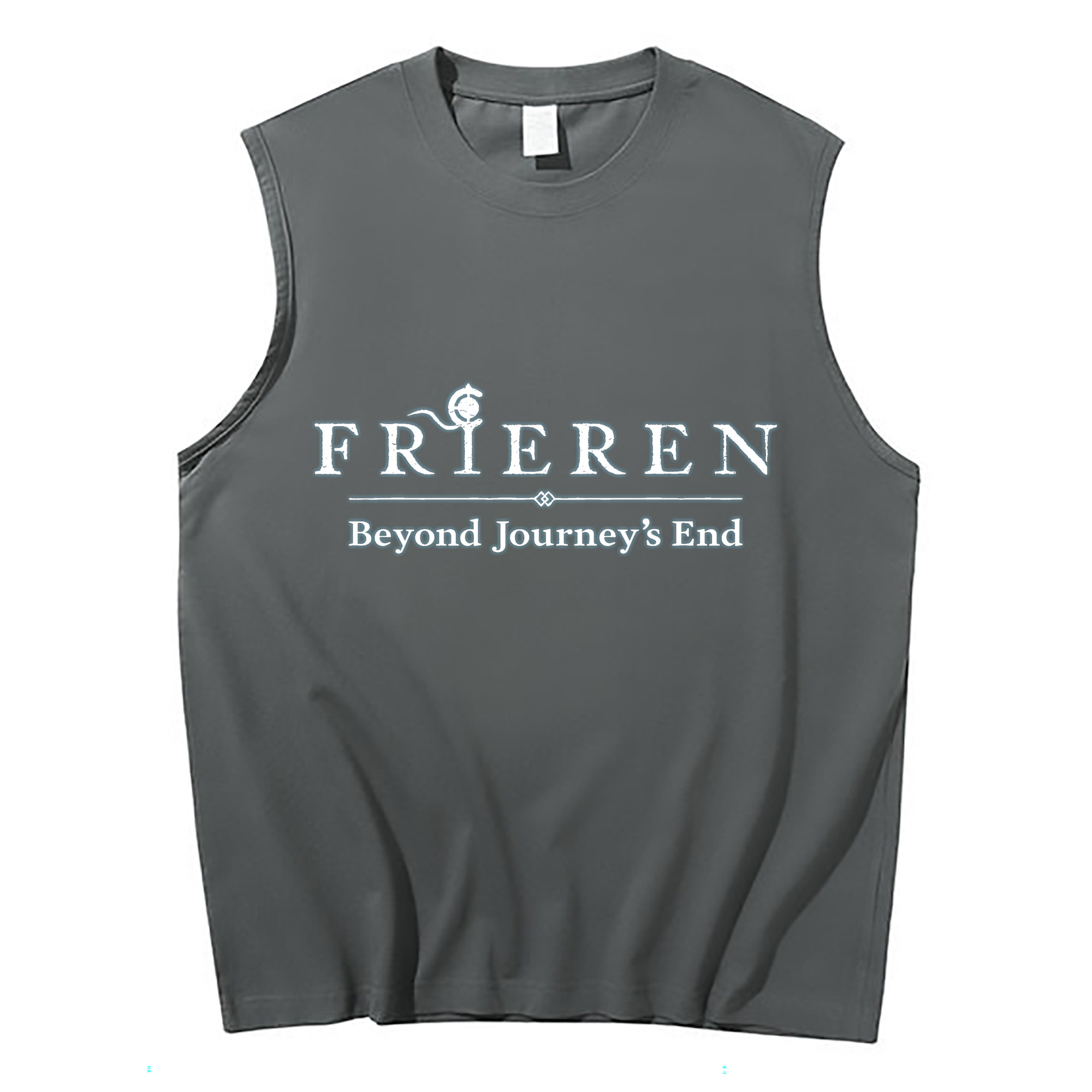 （画像用） 葬送のフリーレン Frieren コットン100％タンクトップ（フロントプリント）